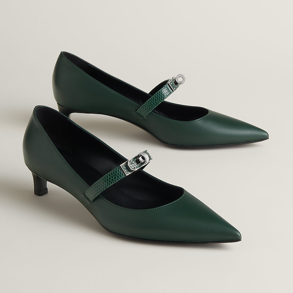 パンプス 《キアラ》 40 - グリーン | Hermès - エルメス-公式サイト